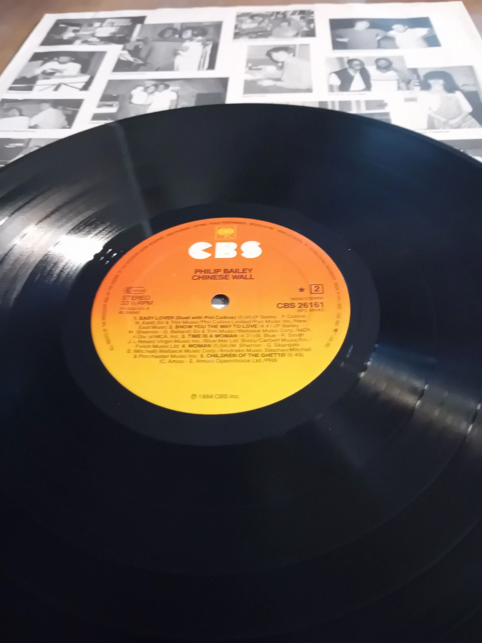 Lp 33t Philip Bailey Chinese Wall 1984 – photo 4
